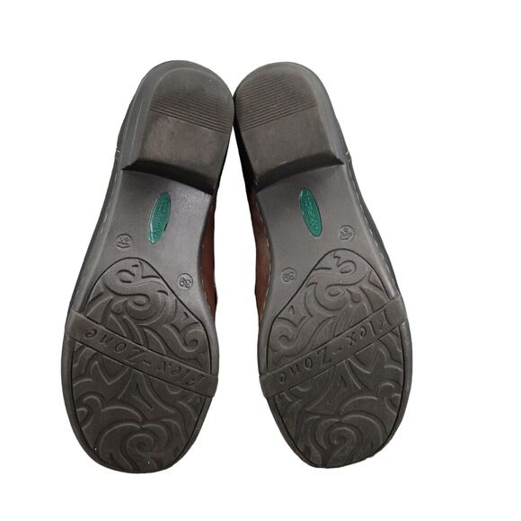 ProReflex Shoes Women 39 Bootie Slip On Leather Comfort Work Walking Fashion Low - Picture 13 of 16